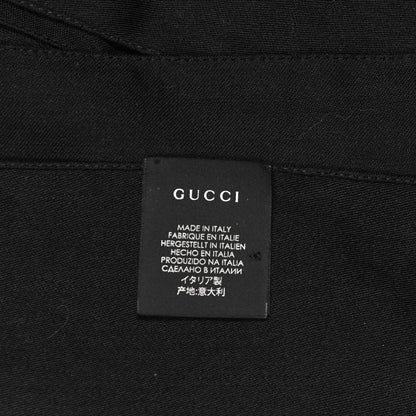 Gucci Wool Silk GG Monogram GGNat Scarf Black 3 of 5