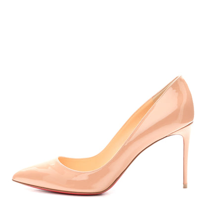 Christian Louboutin Patent Pigalle 85mm Pumps 40 Nude 1 of 9