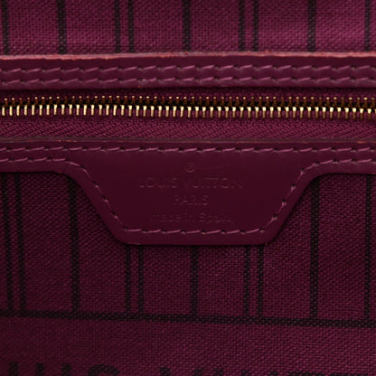Louis Vuitton Monogram Totem Neverfull MM Magenta 8 of 14