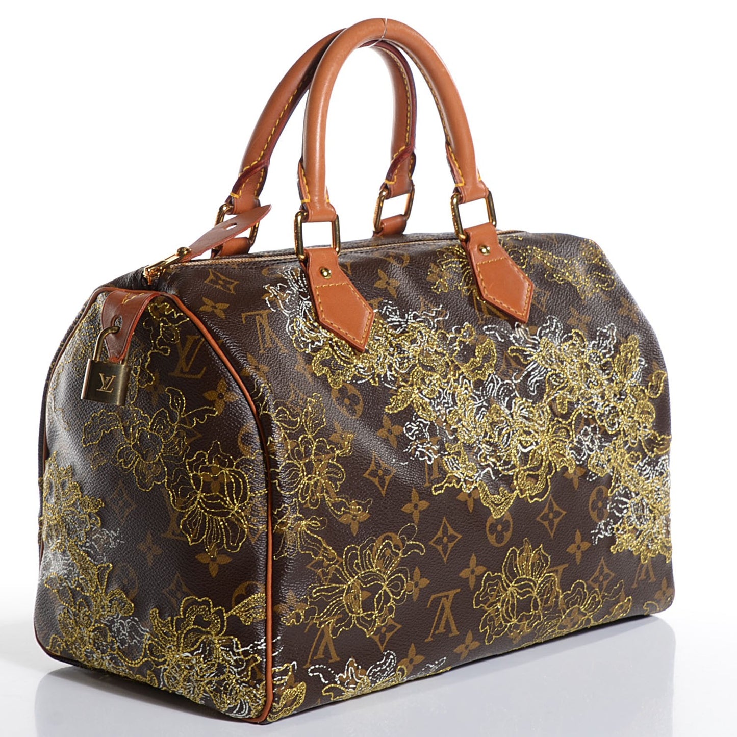 Monogram Dentelle Speedy 30 Gold