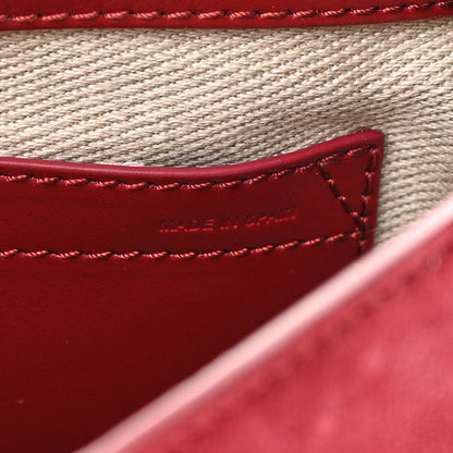 Chloe Suede Small Marcie Saddle Bag Dark Ruby 7 of 17