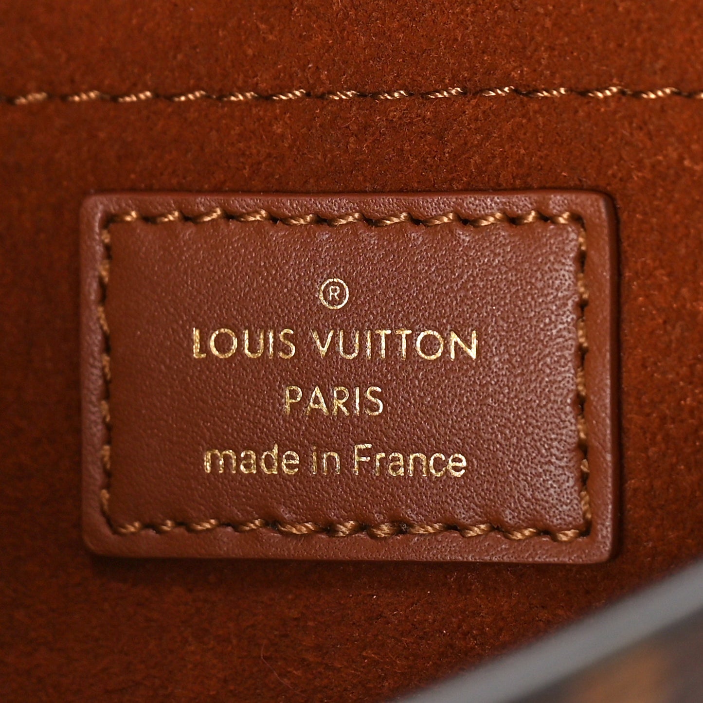 Monogram Padlock On Strap Caramel