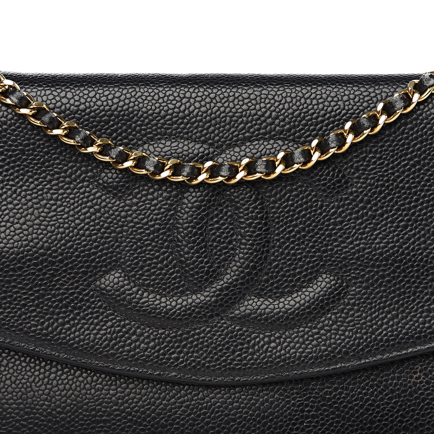 Chanel Caviar Timeless CC Wallet On Chain WOC Black 17 of 17