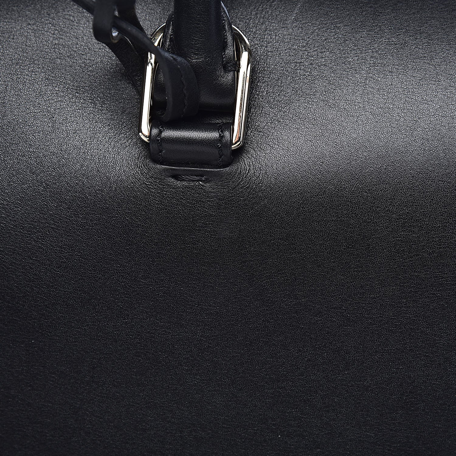 Valentino Garavani Calfskin Rockstud Medium Demilune Double Handle Satchel Black 10 of 23