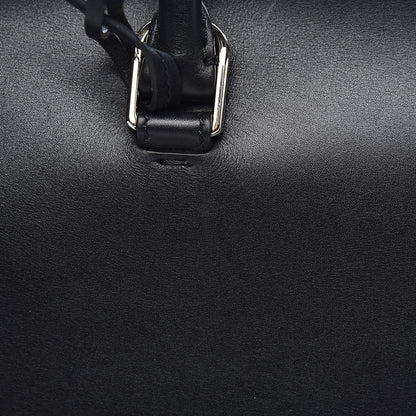 Valentino Garavani Calfskin Rockstud Medium Demilune Double Handle Satchel Black 10 of 23