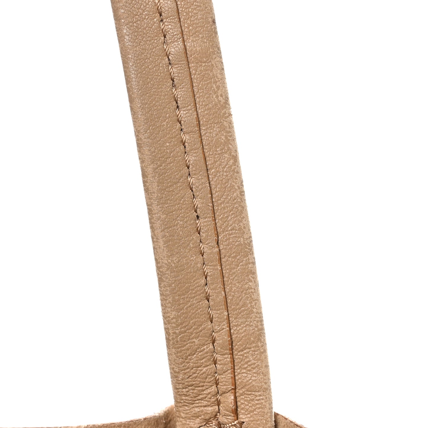 Lambskin Vertical Bi-Cabas Beige Black