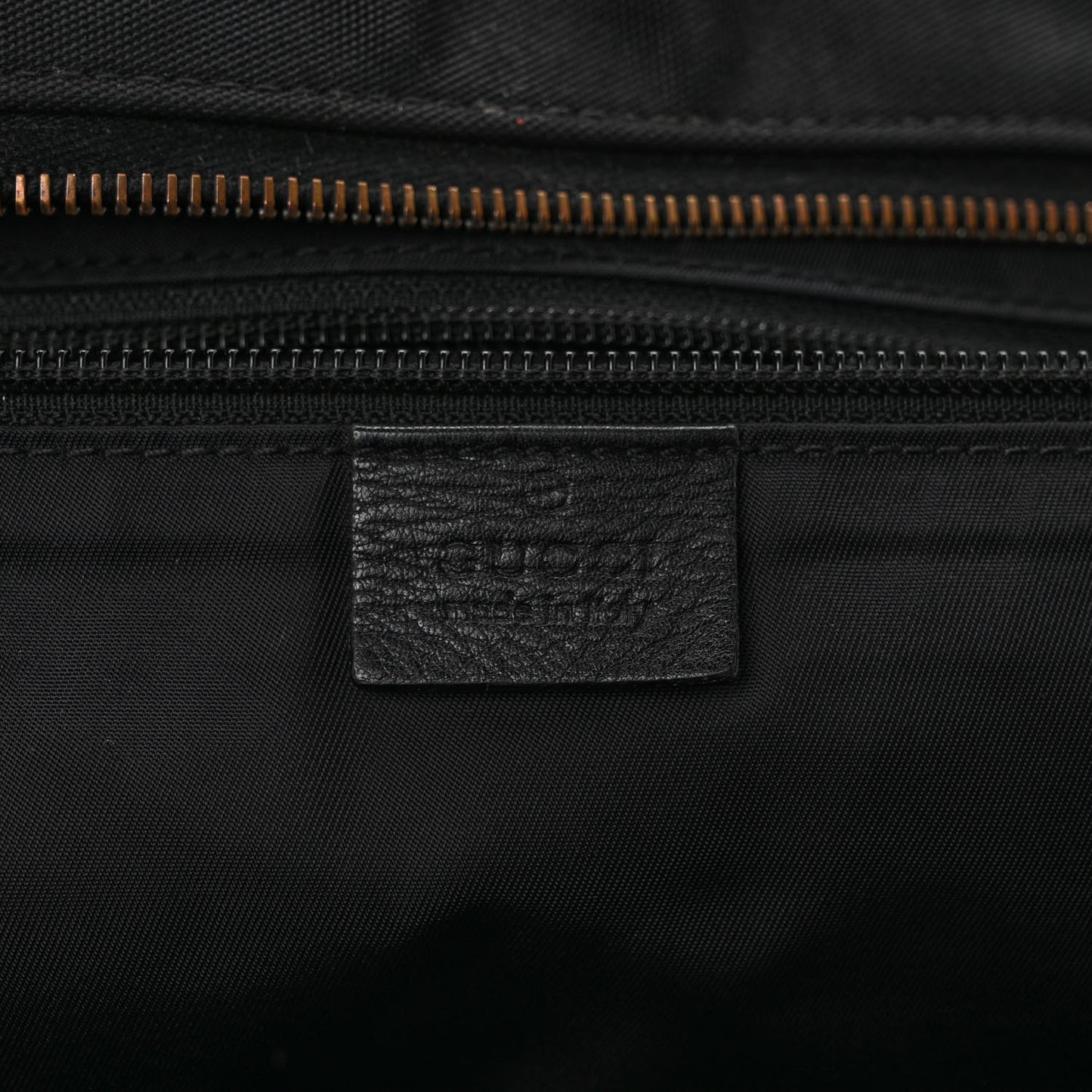 Guccissima Nylon Briefcase Black