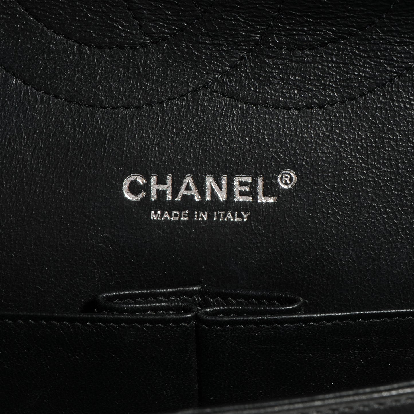 Patent Jumbo Double Flap Black