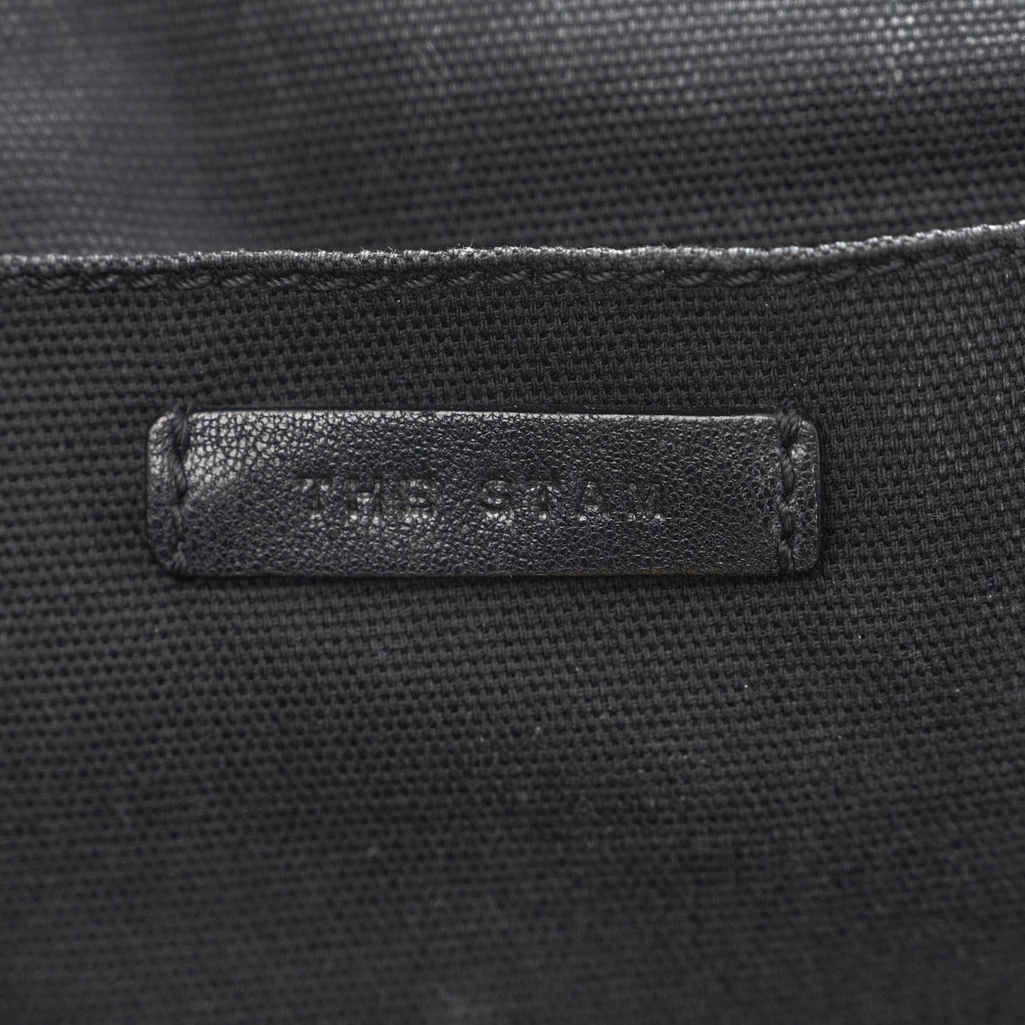 Calfskin Quilted Stam Black