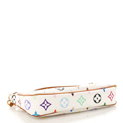 Louis Vuitton Monogram Multicolor Pochette Accessories White 4 of 9