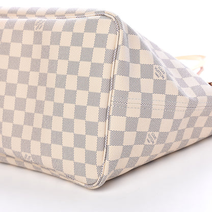 Louis Vuitton Damier Azur Neo Neverfull GM Rose Ballerine 8 of 16