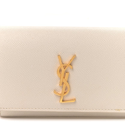 Saint Laurent Grain De Poudre Monogram Kate Belt Bag Crema Soft 8 of 14