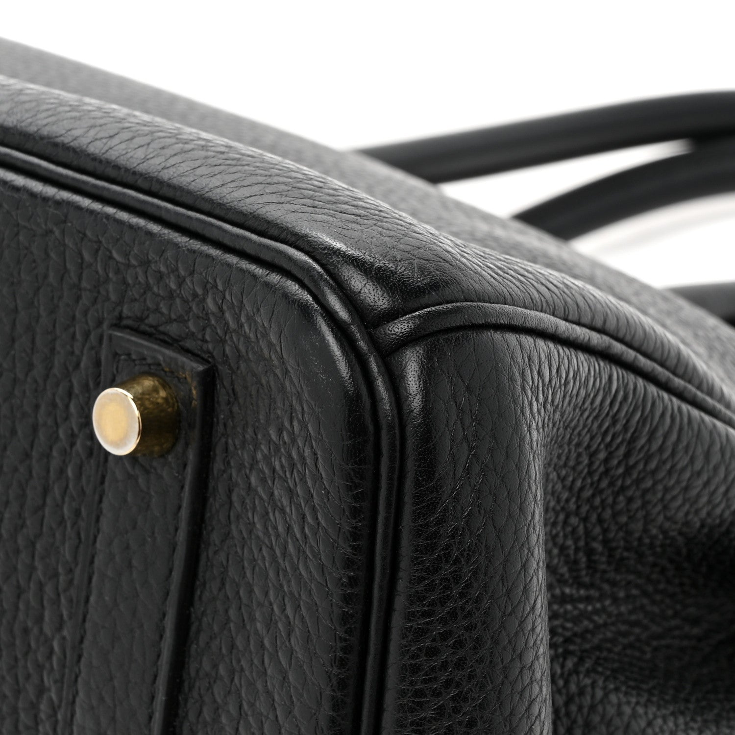 Hermes Taurillon Clemence Birkin 35 Black 14 of 16
