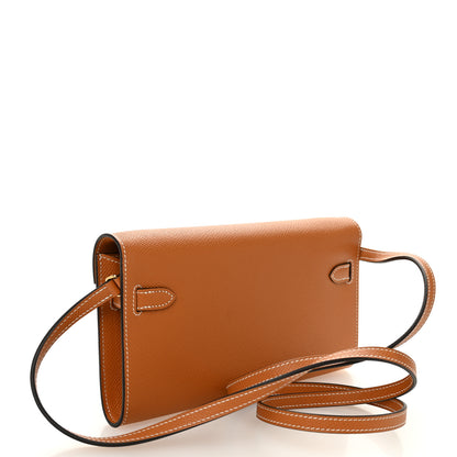 Hermes Epsom Kelly Wallet To Go Toffee 2 of 7