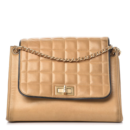 Chanel Lambskin Chocolate Bar Accordion Flap Beige 1 of 22