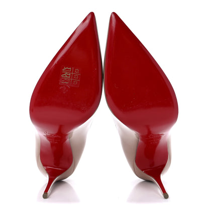 Christian Louboutin Patent Pigalle Follies 100 Pumps 41.5 Nude 5 of 10