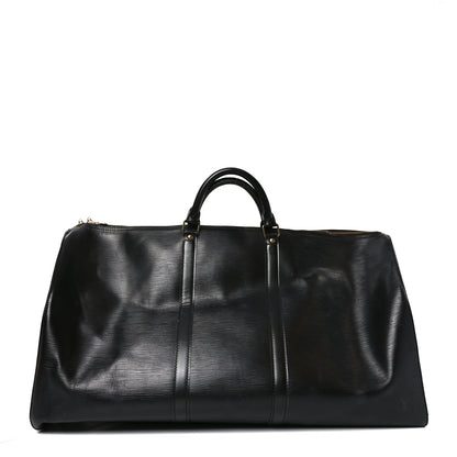 Louis Vuitton Epi Keepall 60 Black 1 of 9