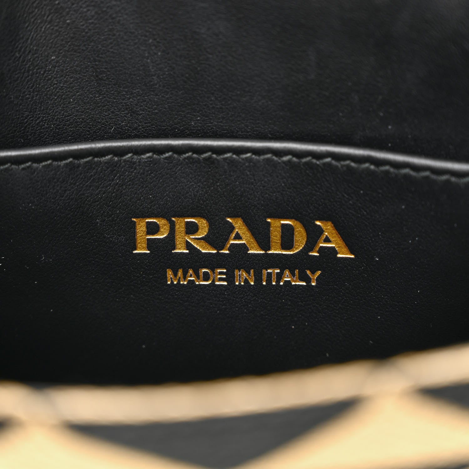 Prada Jacquard Saffiano Triangolo Symbole Embroidered Micro Tote Black Corda 6 of 10
