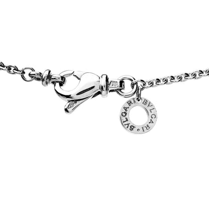 Bulgari 18K White Gold Diamond B.Zero1 Pave Pendant Necklace 5 of 5