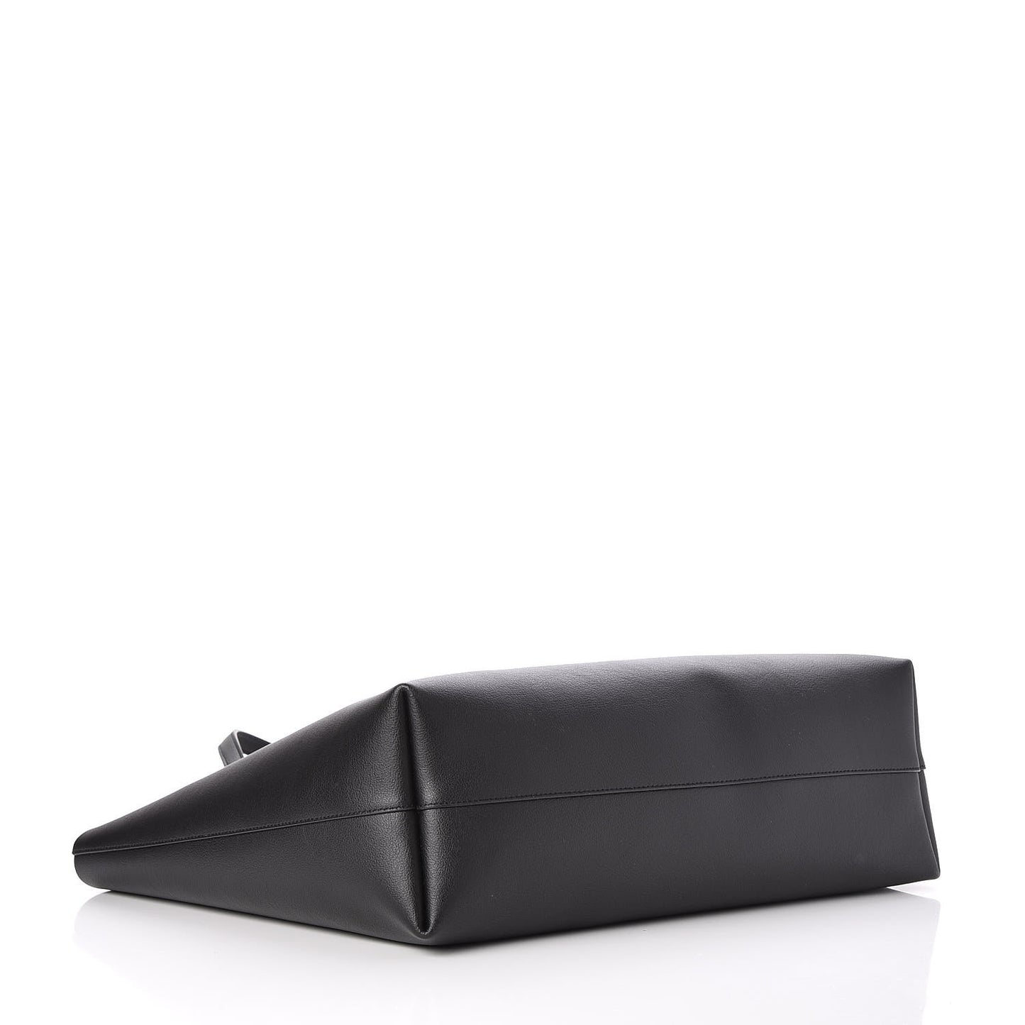 Calfskin Large Shopping Tote Black