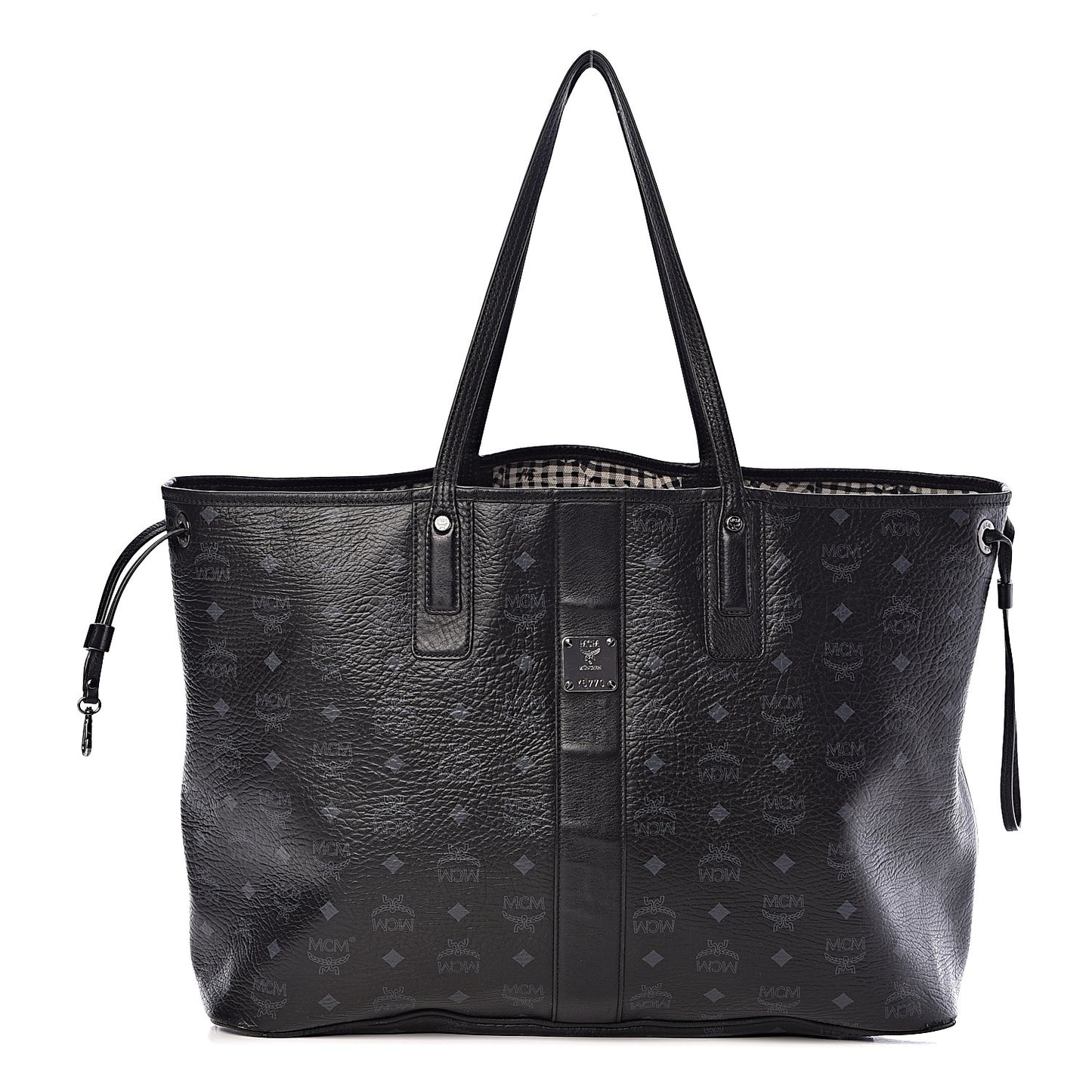 Visetos Large Liz Reversible Shopper Tote Black