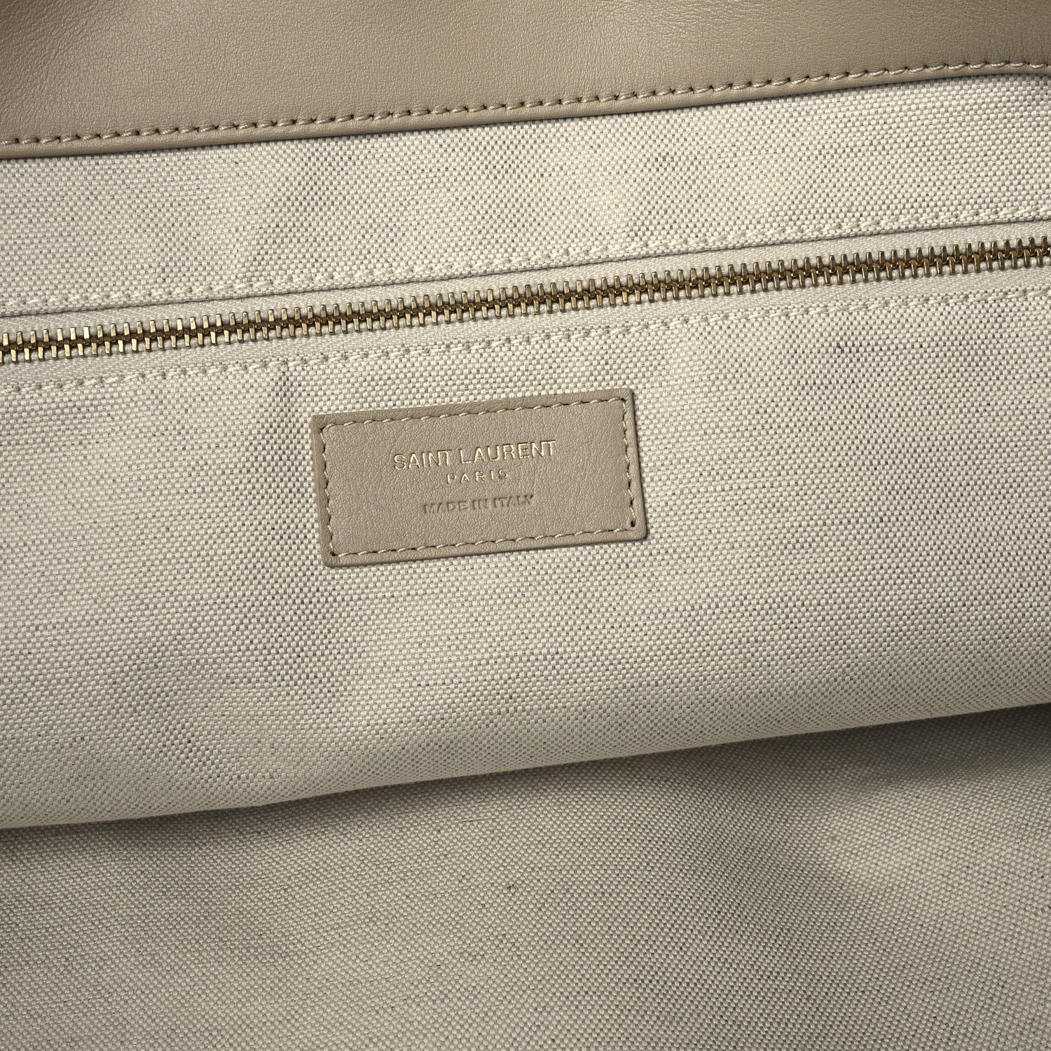 Saint Laurent Nubuck Suede Quilted Maxi Icare Shopping Tote Beige 7 of 11