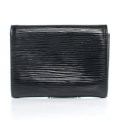 Louis Vuitton Epi Coin Purse Wallet Black 3 of 8