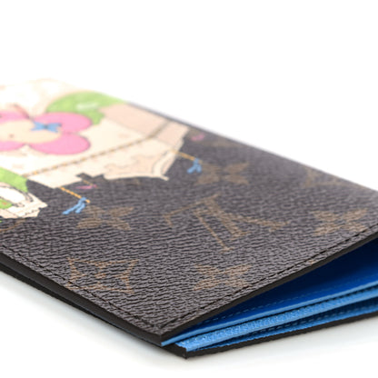 Louis Vuitton Monogram 2021 Christmas Animation China Passport Cover Myosotis Blue 10 of 12