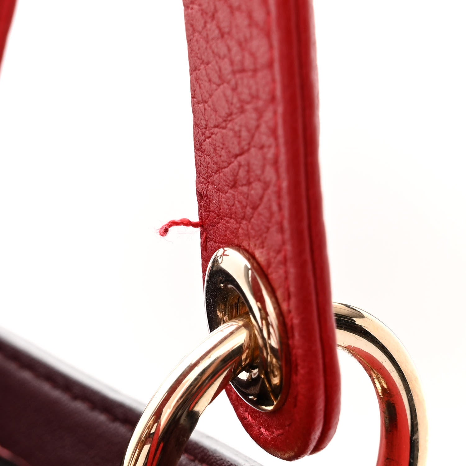 Christian Dior Calfskin Medium Diorissimo Bag Red 13 of 13