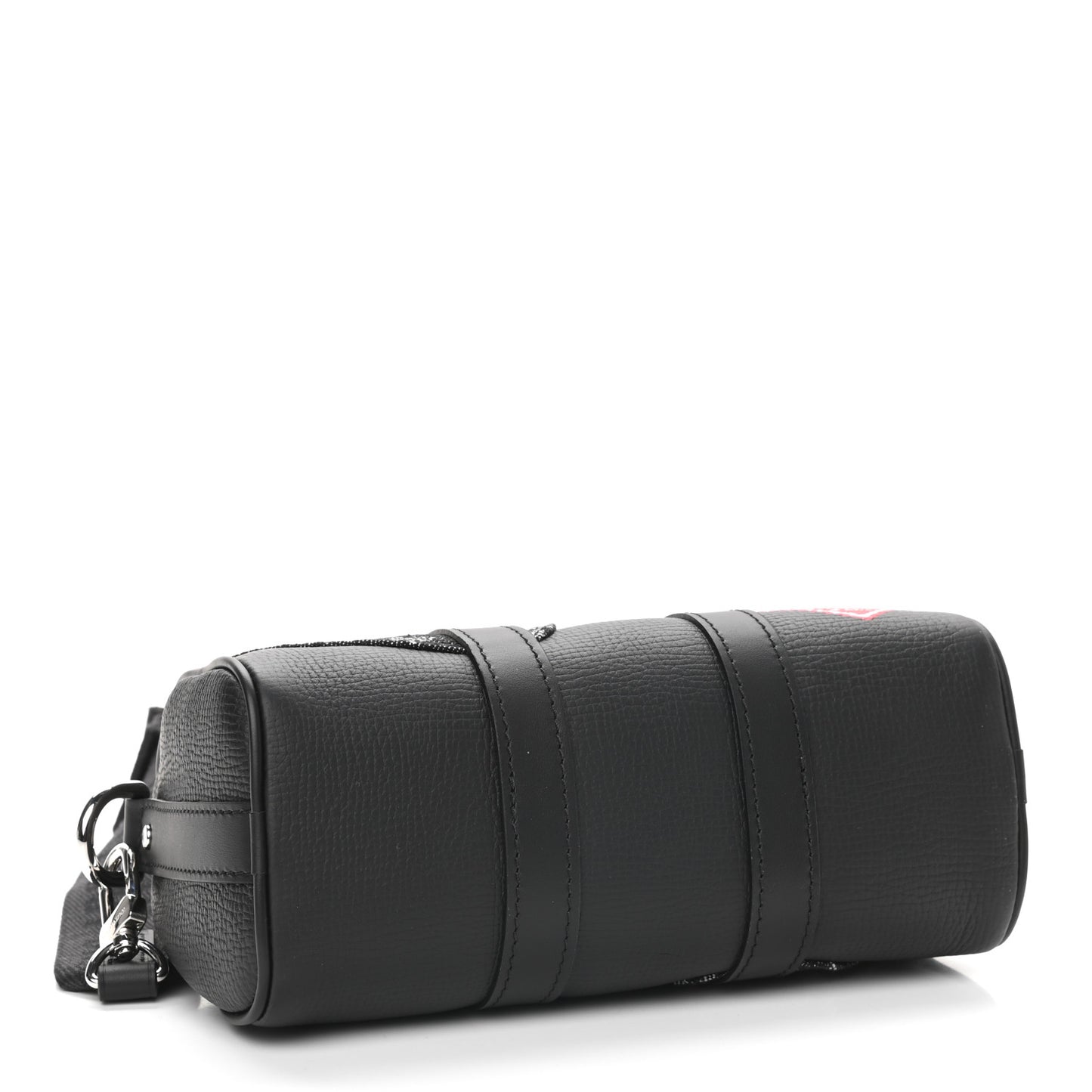 X NIGO Taurillon Monogram Denim Drip Keepall XS Black