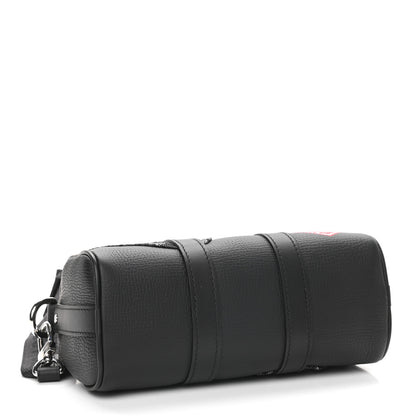 Louis Vuitton X NIGO Taurillon Monogram Denim Drip Keepall XS Black 4 of 8