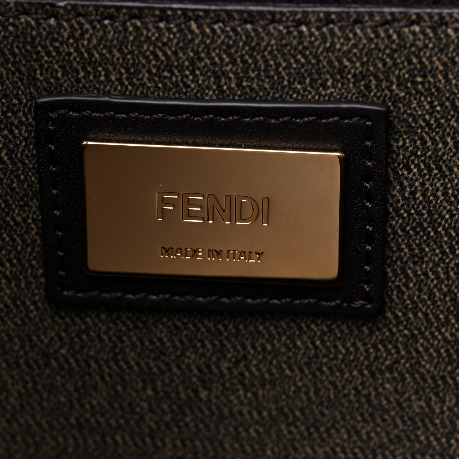 Fendi Zucca Spalmati Small Roll Tote Tobacco Moro 6 of 13