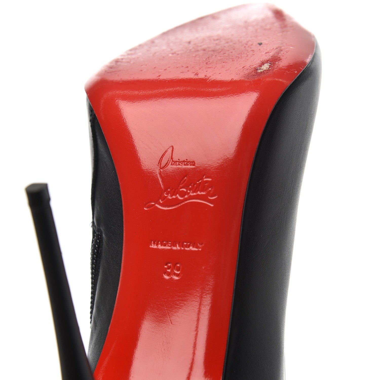 Christian Louboutin Calfskin So Kate Booty 85 Ankle Boots 39 Black 7 of 14