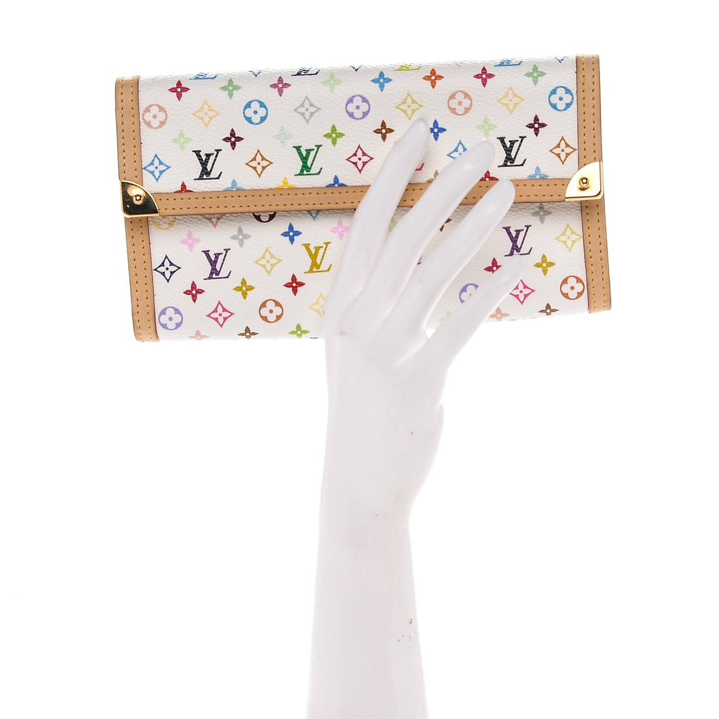 Monogram Multicolor Porte Tresor International Wallet White