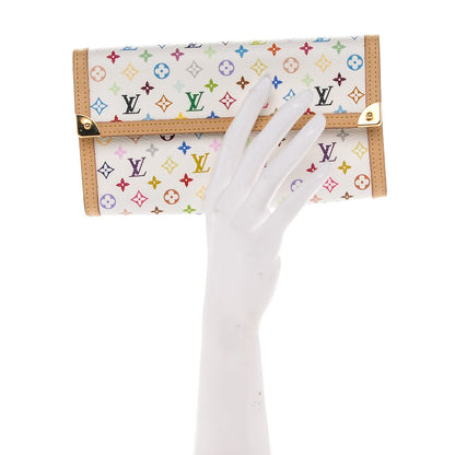 Louis Vuitton Monogram Multicolor Porte Tresor International Wallet White 2 of 6