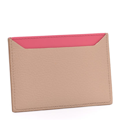 Prada Daino Colour Card Holder Cammeo Peonia 3 of 8