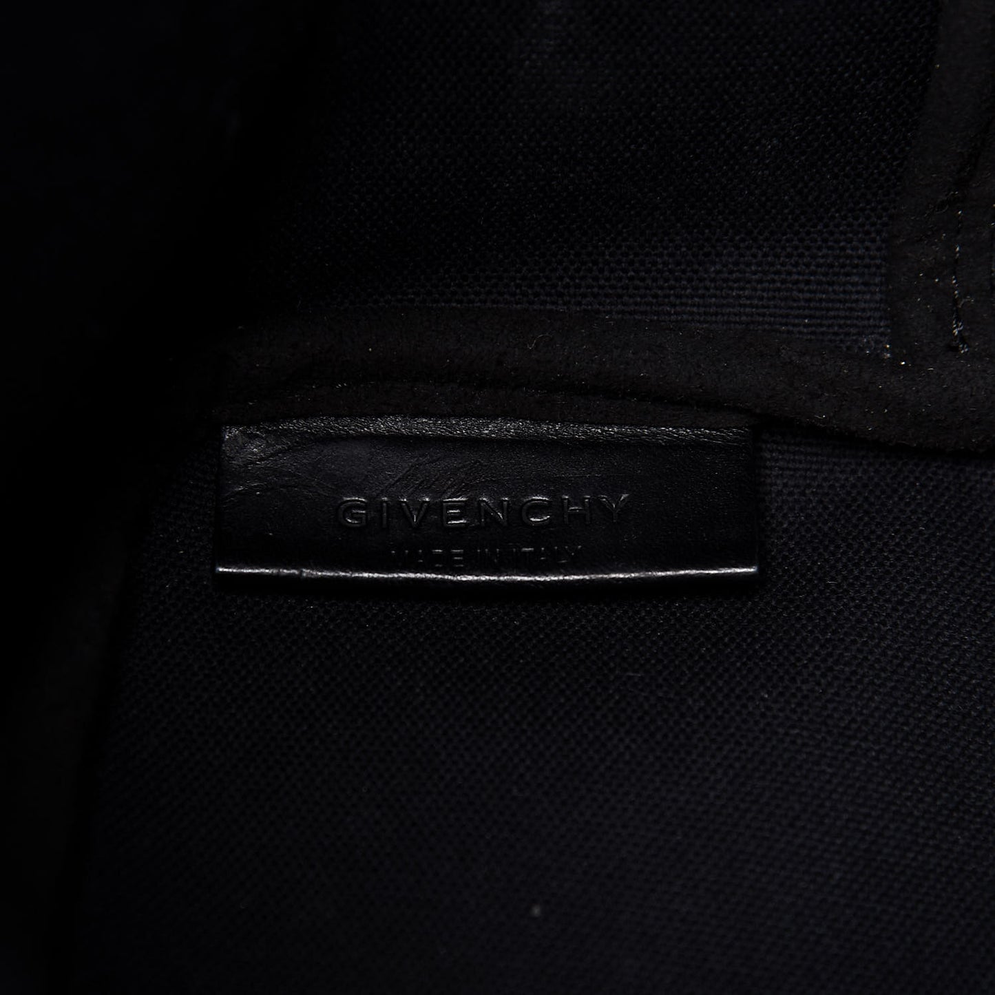 Textured Coated Canvas Rottweiler Pint Large Antigona Tote Black