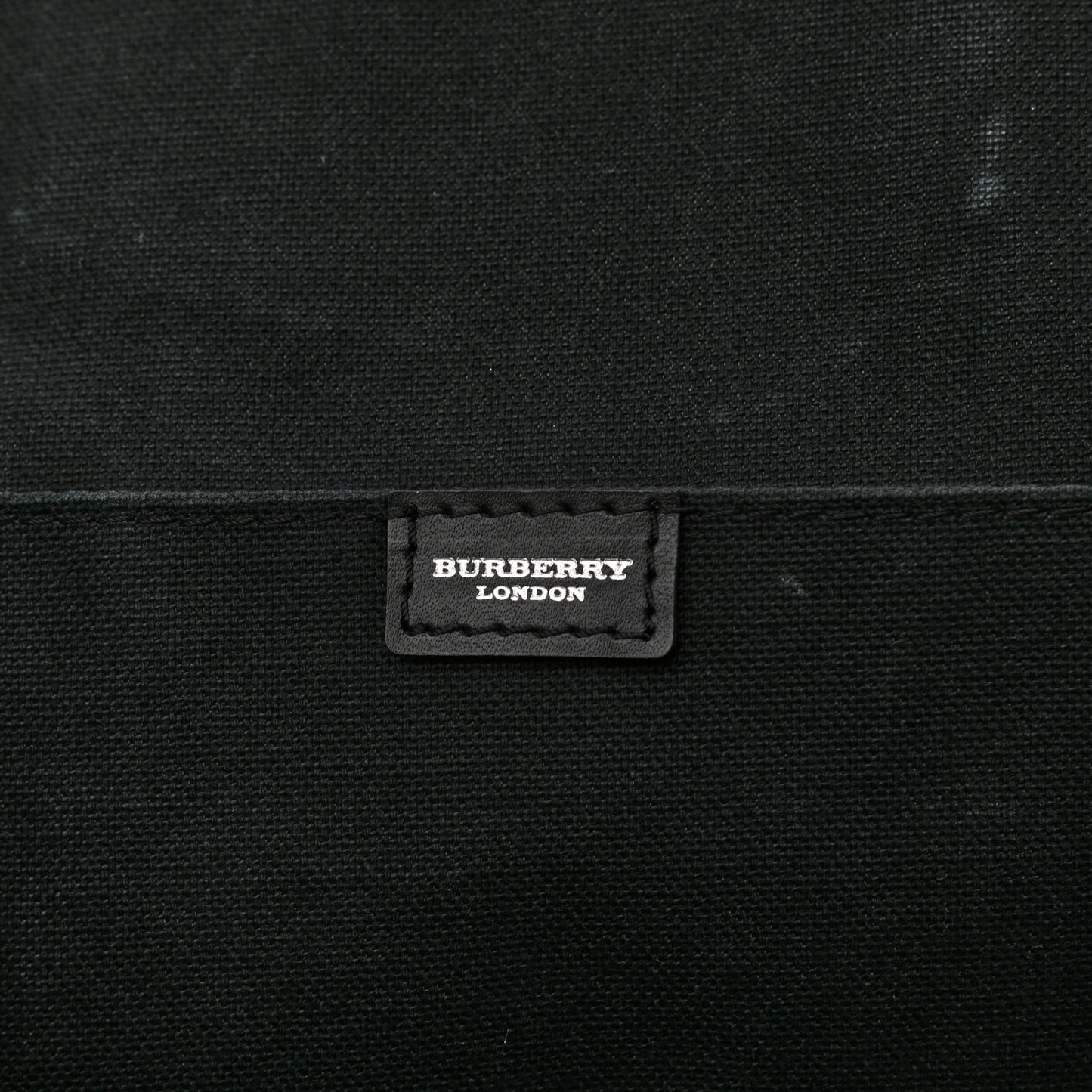 Canvas House Check Backpack Black