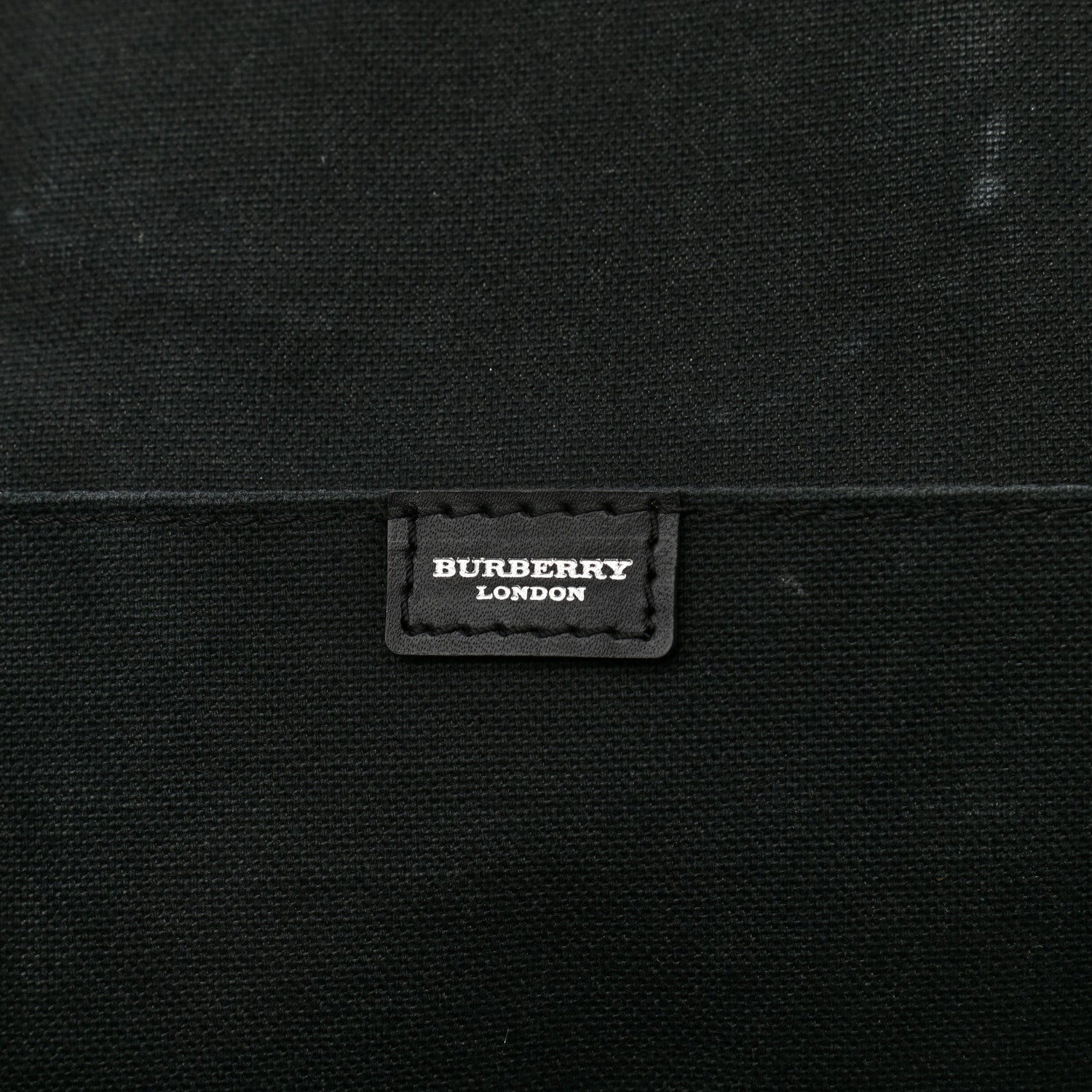 Burberry Canvas House Check Backpack Black 5 of 18