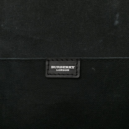 Burberry Canvas House Check Backpack Black 5 of 18