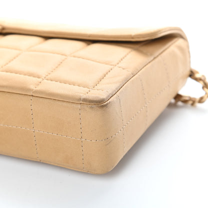 Chanel Lambskin East West Chocolate Bar Flap Beige 11 of 16