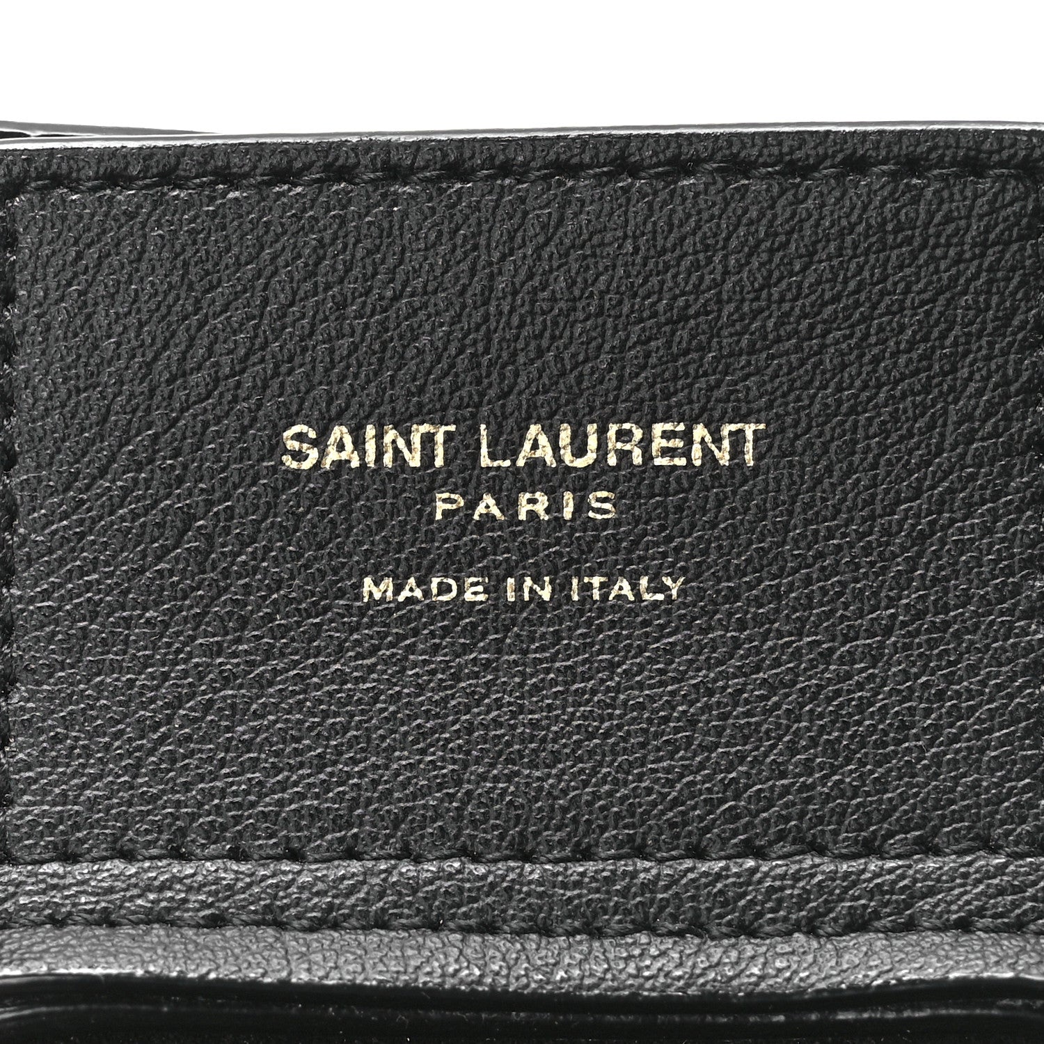 Saint Laurent Calfskin Toy Shopping Tote Black 6 of 12