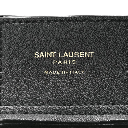 Saint Laurent Calfskin Toy Shopping Tote Black 6 of 12