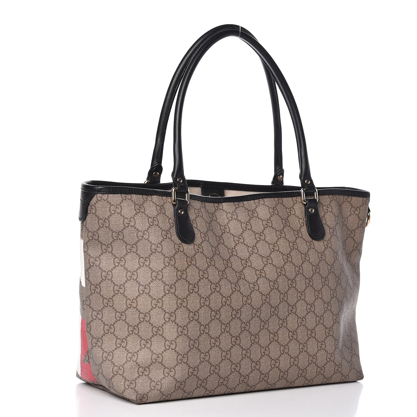 GG Plus Monogram Medium Italy Flag Unicef Tote Green
