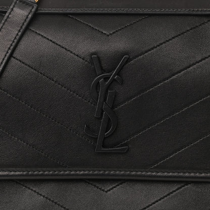 Saint Laurent Lambskin Matelasse Monogram Medium Niki Chain Satchel Black 7 of 10