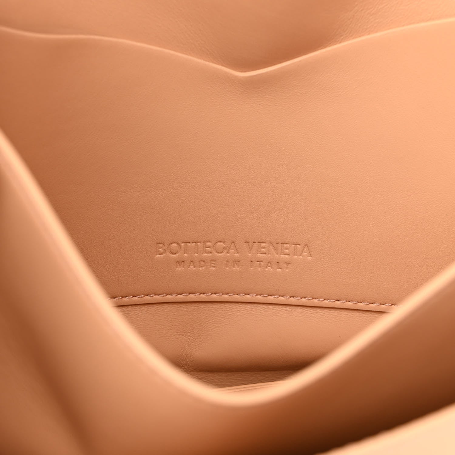 Bottega Veneta Calfskin Mount Envelope Bag Almond 6 of 9