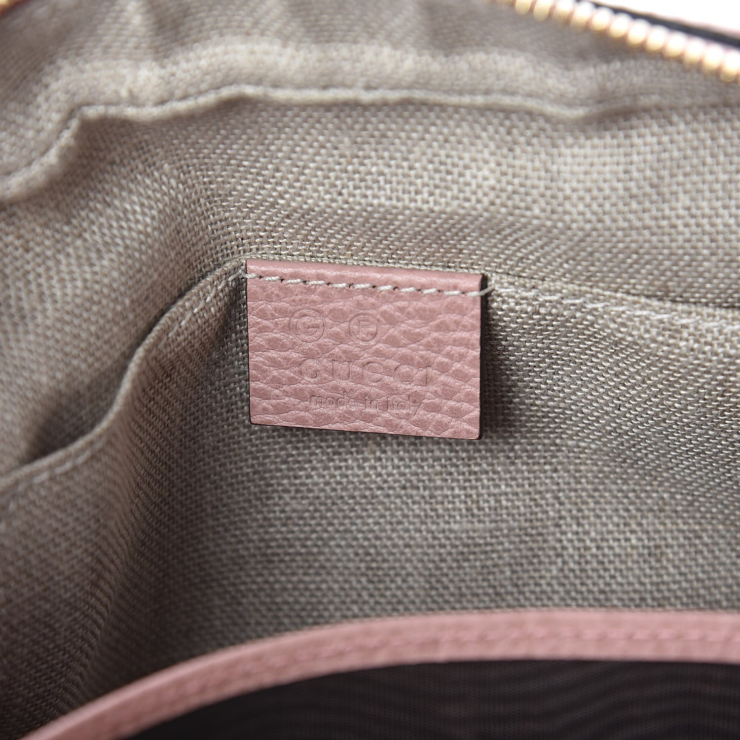 Gucci Monogram Mini Bree Messenger Bag Beige Soft Pink 6 of 9