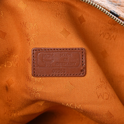 MCM Visetos Boston Weekender Bag Cognac 6 of 22