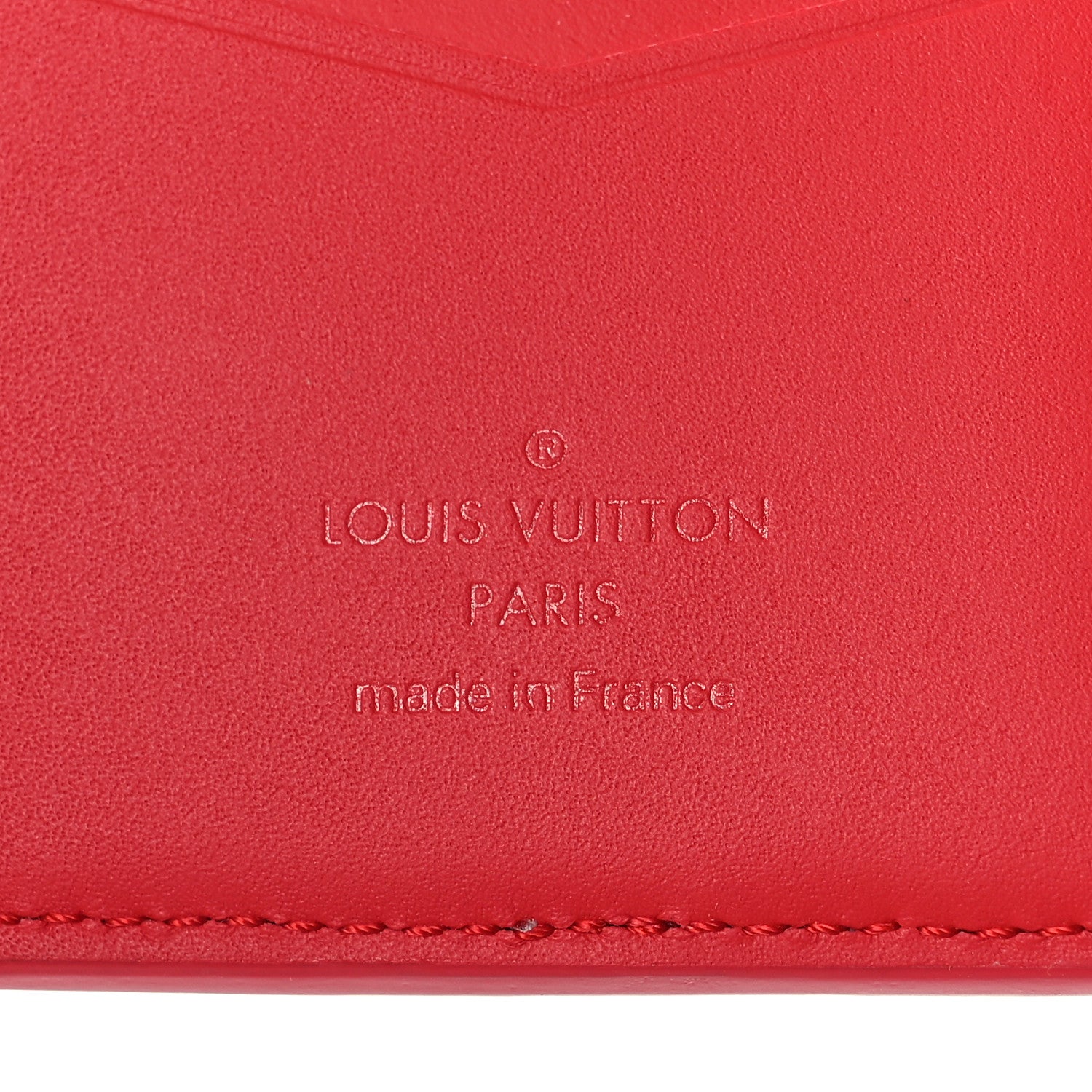 Louis Vuitton Damier Pocket Organizer Red White Blue Yellow 6 of 9