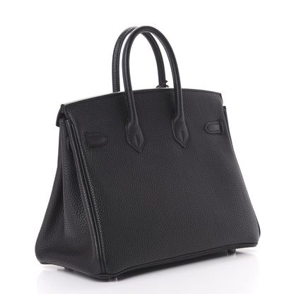 Hermes Togo Birkin 25 Black 2 of 11